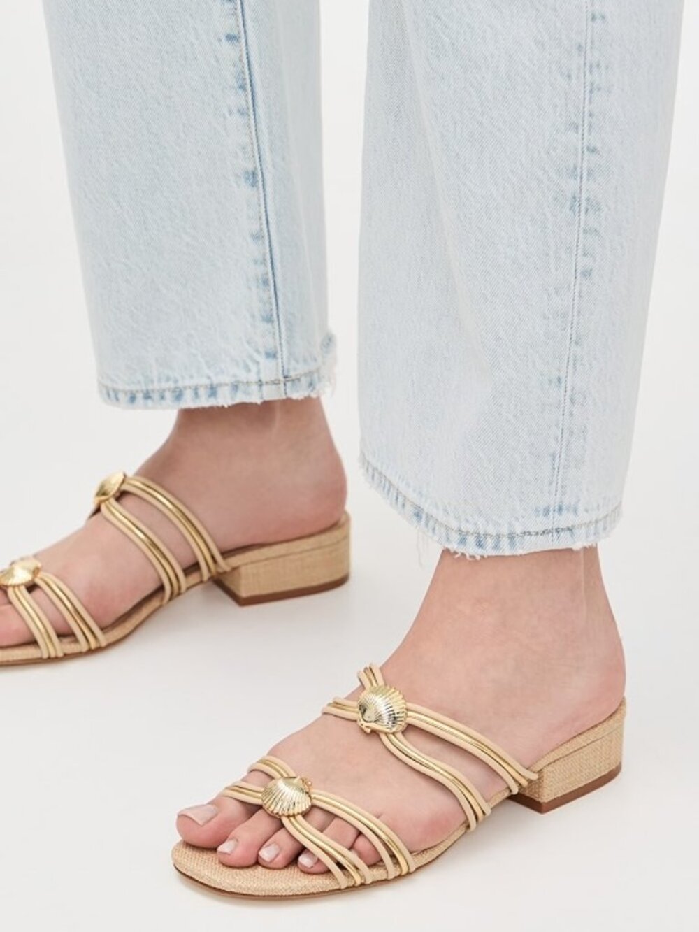 NWT Larroude Shelly Mule Sandals